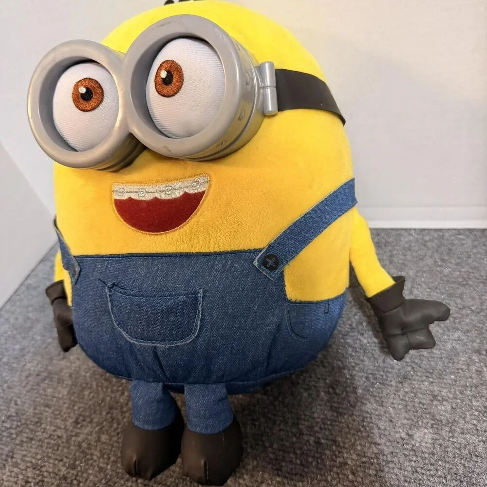 Minions The Rise Of Gru Talking Plush Stuffed Toy Just Play Medium Yellow